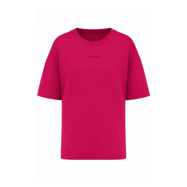 Camiseta Remus Oversize Classic Cereza de algodón vista frontal